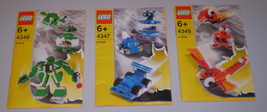 3 Used Lego Designer INSTRUCTION BOOKS ONLY # 4346- 4347- 4349 No Legos ... - $9.95