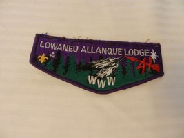 Lowaneu Allanque Lodge 41 Purple Pocket Flap Patch Order of the Arrow - £15.93 GBP