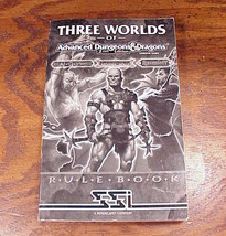 SSI Three Worlds of Advanced Dungeons Dragons Rule Book - £6.07 GBP