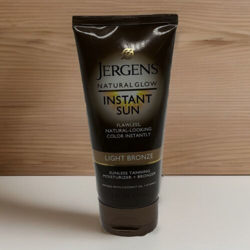 Jergens Natural Glow Instant Sun Sunless Tanning Moisturizer Light Bronz... - $11.87