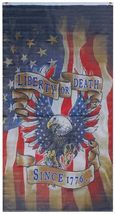 Liberty Or Death Since 1776 USA Vintage Vertical 100D 3x5 Woven Poly Nylon Flag - £7.07 GBP