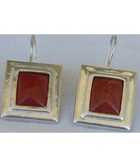 Blood stones earring D  - $571.18 MXN