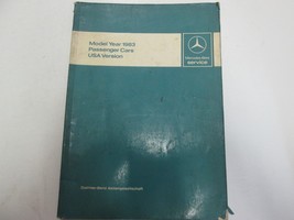 1983 Mercedes Benz Passenger Cars USA Intro into Service Manual STAINS WORN OEM - $65.74