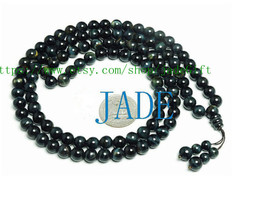 Free Shipping -  AAA Grade Tibetan 108 beads Genuine Natural Blue tiger eye medi - £47.95 GBP