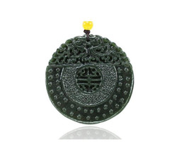 Free Shipping - good luck Natural green jadeite jade buddha Gossip pi yao charm  - £15.27 GBP