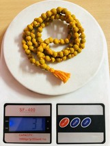 Haldi Turmeric Baglamukhi Japa Mala ROSARY 108+1 Prayer Beads 32 inch FREE SHIP - £6.34 GBP