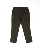 Women&#39;s 7 Pocket, Tapered Leg, Stretch Jeans, Size 12W (Olive Green) - N... - $24.37