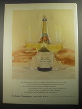 1956 Taylor&#39;s Champagne Ad - It&#39;s Taylor Champagne and you&#39;ll love it - $18.49