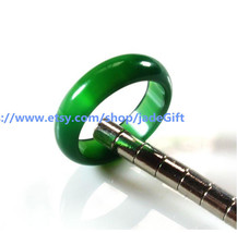 FREE SHIPPING - jade ring Natural green jadeite jade charm Ring ,  jadei... - £15.94 GBP
