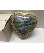 Heritage House THE WAY WE WERE Valentine Serenades Porcelain Heart Music... - £15.76 GBP