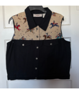 Rhythm Blue Indian Vest Size XL - $405.40 MXN
