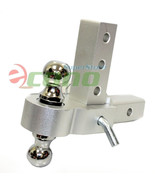 Aluminum 6&quot; Drop Adjustable Tow w/Dual Hitch Ball 2&quot; 1-7/8&quot; Fit Trailer ... - $115.39 CAD