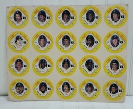 Cain&#39;s Snack Time 1985 Baseball Discs Unpunched Cards For Inserts Detroit Tigers - £30.54 GBP