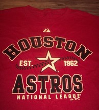 HOUSTON ASTROS MLB BASEBALL EST 1962 T-Shirt MENS XL NEW - £15.77 GBP