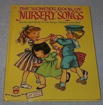Vintage Children&#39;s Old Wonder Book of Nursery Songs No 619 1954 - £5.53 GBP