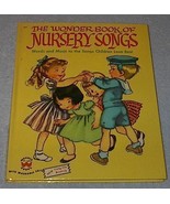 Vintage Children&#39;s Old Wonder Book of Nursery Songs No 619 1954 - $130.77 MXN