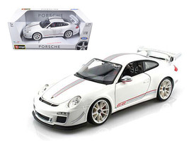 Porsche 911 GT3 RS 4.0 White 1/18 Diecast Car Model Bburago - £53.73 GBP