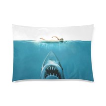 Shark Jaws Pillow Case 30&quot; x 20&quot; (2 Sides) - $431.73 MXN