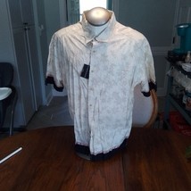 Tommy Hilfiger Cream Button Down XXL, New with Tags, Men&#39;s Dress Shirt, ... - $19.80