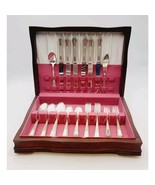 1847 Rogers Bros Ancestral Silverplate Flatware 33 Pcs Six 5 Pcs Setting... - $129.95