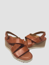 MIZ MOOZ WOMEN&#39;S SIDE CLOSURE  WEDGE SANDALS  COPPER 37EU / 7US  # A-75 - $744.66 MXN