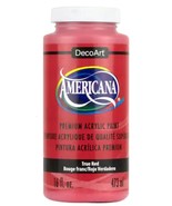 DecoArt Americana Premium Acrylic Paint, 16 Oz., True Red - $12.95