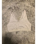 Fruit of the Loom Women&#39;s Tank Style Sports Bra Gray Size 2XL Gym Joggin... - £10.45 GBP