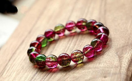 Free Shipping - Real  Watermelon tourmaline crystal  natural ice kinds o... - £18.33 GBP