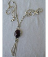 Red long necklace - $1,876.03 MXN