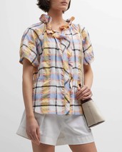 Finley frankie shirt in Summer Plaid - size S - $120.78