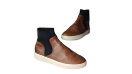 Frye BREA Chelsea Sneaker Leather Boot, Slip On Brown Size 8 - £41.32 GBP
