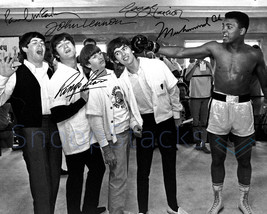 The Beatles Muhammad Ali Signed 8x10 Glossy Photo RP Signature Poster Wall Art G - £13.58 GBP