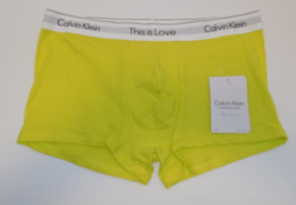 Calvin Klein Mens Large Cotton Stretch This Is Love Trunk Underwear Yell... - £15.53 GBP