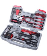 CARTMAN 39piece Tool Set General Household Kit with Plastic Toolbox Stor... - £30.66 GBP