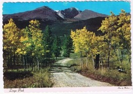 Colorado Postcard Estes Park Longs Peak Rocky Mountain National Park - £2.36 GBP