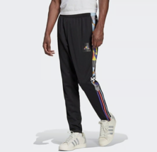 NWT men&#39;s medium adidas Tiro Pride Track Pants/TP HC9785 Black Multicolor - $47.49