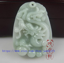 Free Shipping -  100% real jade gift Free shipping - exquisite hand-carved natur - £18.95 GBP
