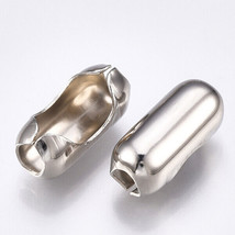 10 Large Ball Chain Connectors Bead Links 18mm Silver for 6mm Ball Chains - $9.40 CAD