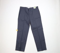 Deadstock Vintage 60s 70s Streetwear Mens 38x30 Work Mechanic Pants Blue USA - £150.31 GBP