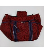 NWOT Miche Tina Demi Red &amp; Purple Leopard Print Bag Shell - $328.24 MXN