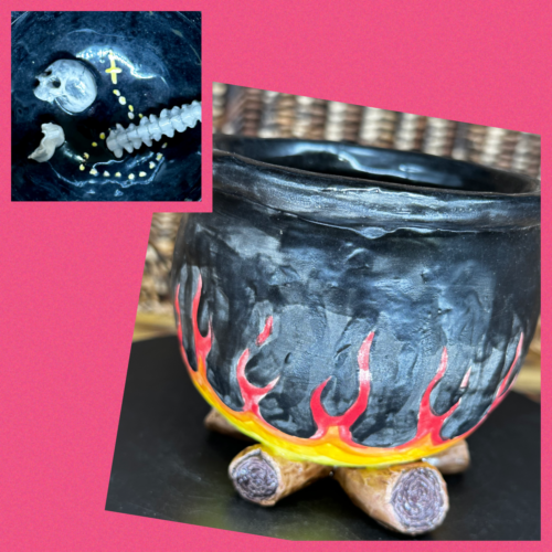 Rum Demon Cannibal Pot Tiki Mug #15/100s Limited Edition Missionary&#39;s Bones - $395.99