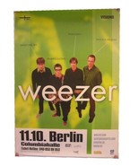 Weezer Affiche Concert Berlin Bande Shot Vert - $2,524.79 MXN