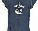 Vancouver Canucks Ladies T-Shirt Daniel Sedin #22 Size Small Cotton Blue... - $19.24