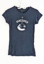 Vancouver Canucks Ladies T-Shirt Daniel Sedin #22 Size Small Cotton Blue Orca - £15.20 GBP