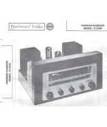 1956 HARMAN-KARDON D-1100 RECEIVER Tube RADIO Photofact MANUAL Schematic... - £7.92 GBP