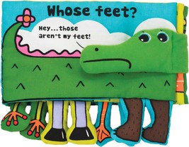 Melissa &amp; Doug Soft Activity Baby Book - Whose Feet?, 2000+, 1 Ea, Multi... - £32.10 GBP
