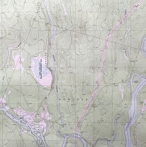 Map Seboeis Maine 1988 Topographic Geological Survey 1:24000 27 x 22&quot; TOPO8 - $44.99