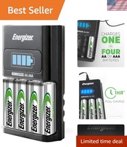 1-Hour Battery Charger for AA/AAA with 4 Rechargeable NiMH Batteries Inc... - $60.00