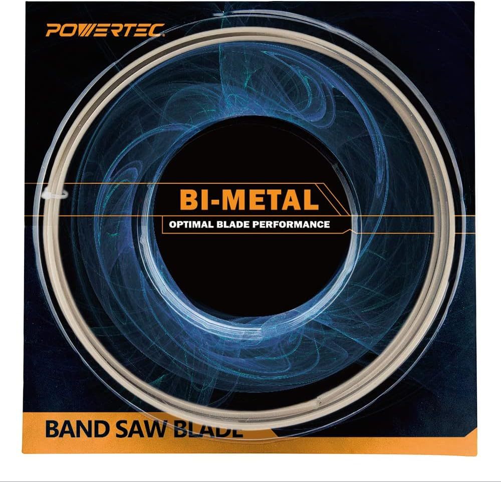 Powertec 93-1/2 Inch Bi-Metal Bandsaw Blades, 1/2" X 14 Tpi Metal Cutting, 13290 - £27.08 GBP