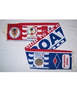 Croatia double sided fan scarf 2002 Korea Japan World cup soccer footbal... - $27.00